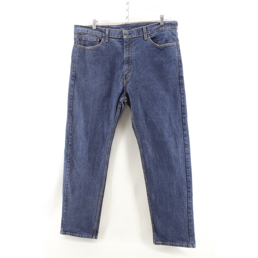 Levi Men's 505 Regular Fit Straight Leg Stretch Jeans‎ 40x32
